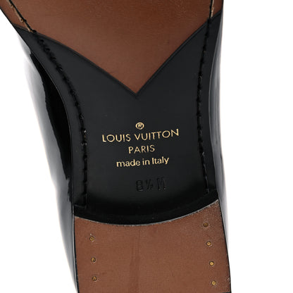 Louis Vuitton Patent Monogram Mens Club Loafers 8.5 Anthracite 6 of 16