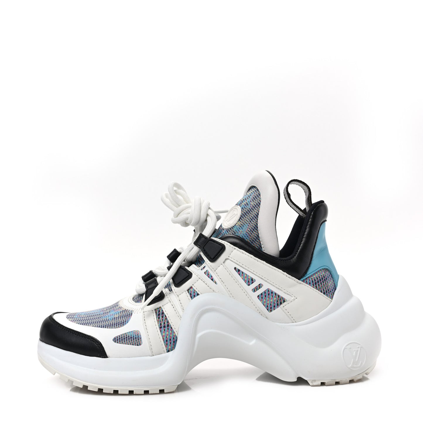 Calfskin Pop LV Archlight Sneakers 37 Blue