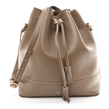 Khaite Calfskin Cecilia Bucket Bag Beige 1 of 10