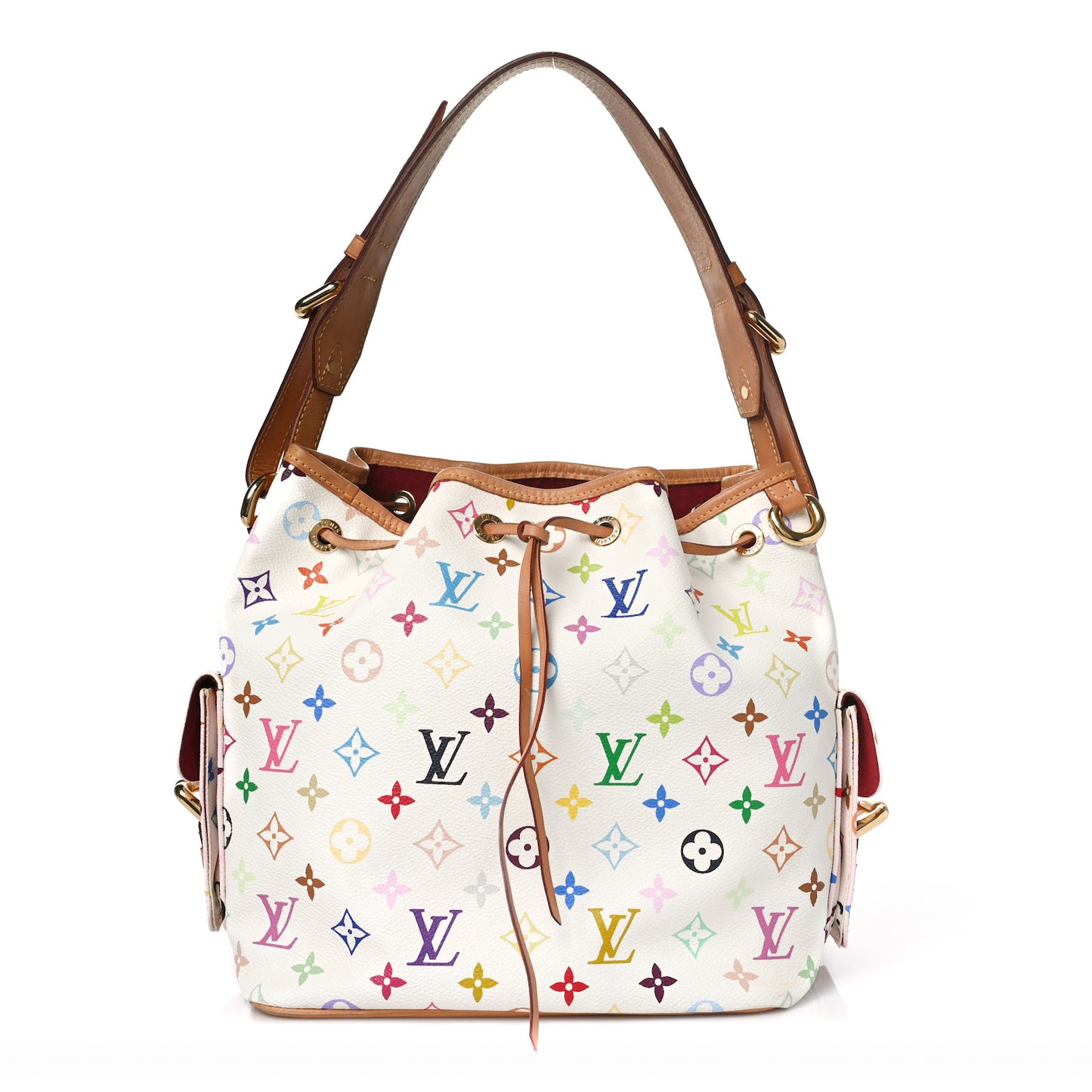 Monogram Multicolor Petit Noe White