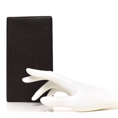 Louis Vuitton Taiga Porte Valeurs Organizer Wallet Acajou 2 of 8