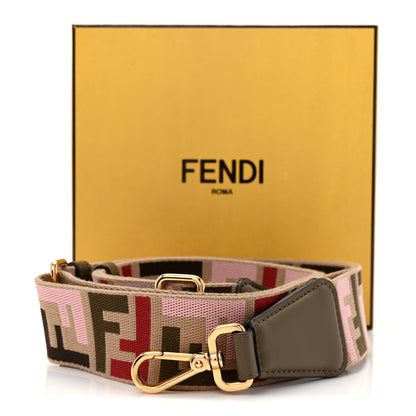Fendi Canvas Calfskin FF 1974 Adjustable Strap You Multicolor 6 of 6