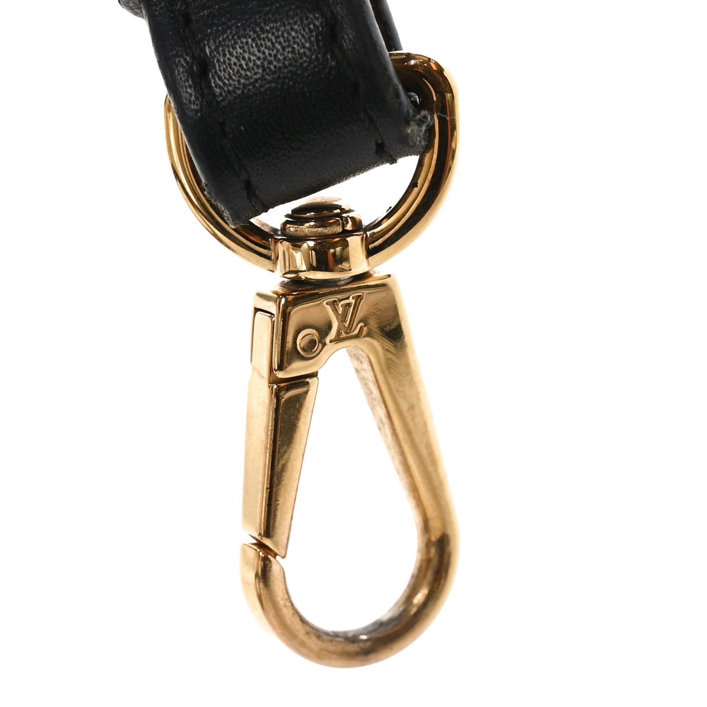 Reverse Monogram Bandouliere Shoulder Strap XL Black