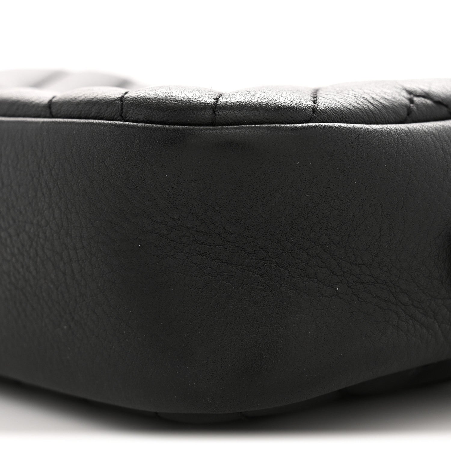 Chanel Calfskin Diagonal Chevron Quilted Tassel Camera Case Black 10 of 10