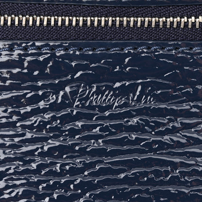 3.1 Phillip Lim Textured Patent Mini Pashli Satchel Navy 6 of 9