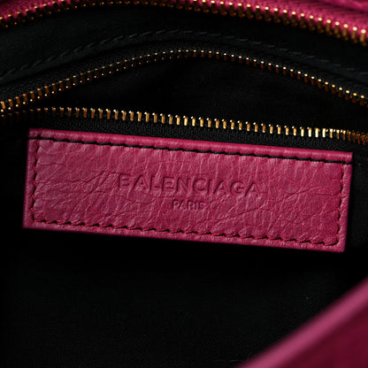 Balenciaga Agneau Classic Gold Hardware S City Rose Dahlia 6 of 10