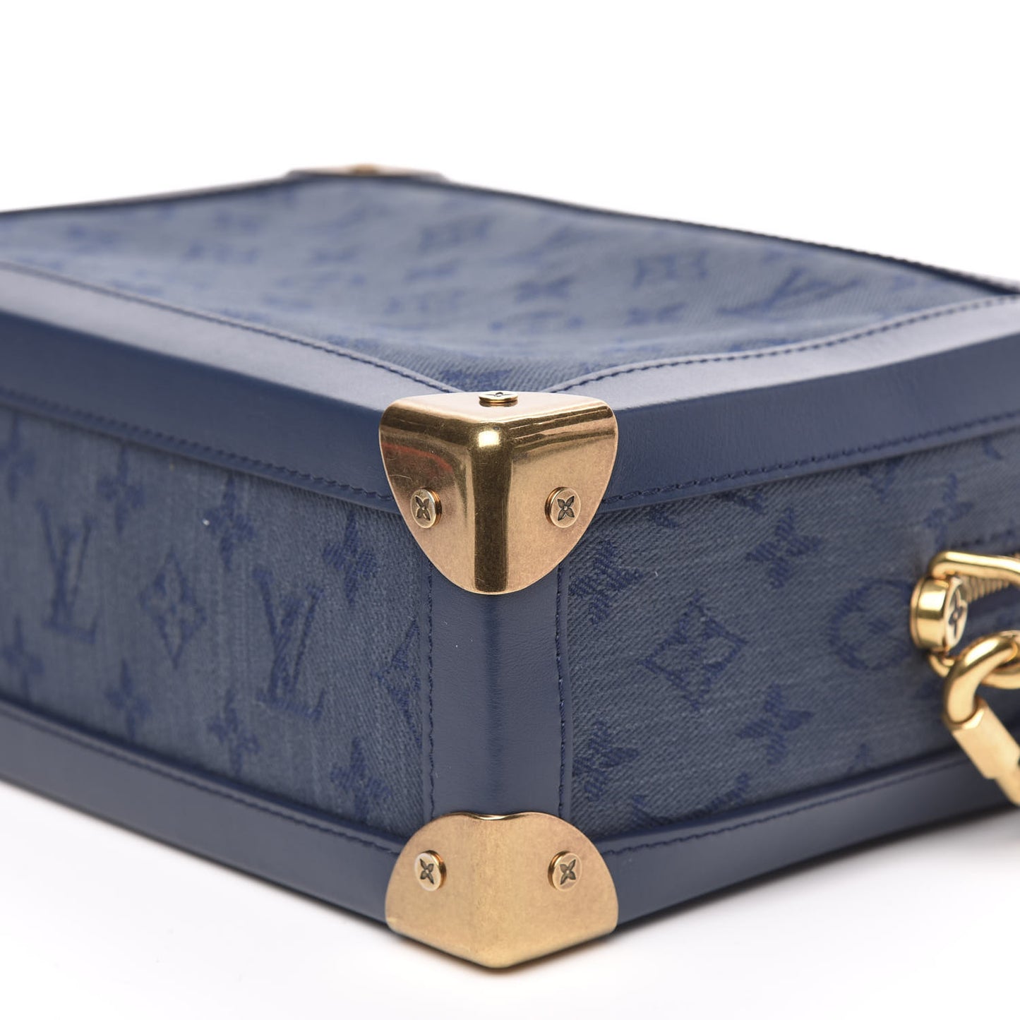 Denim Monogram Soft Trunk Navy