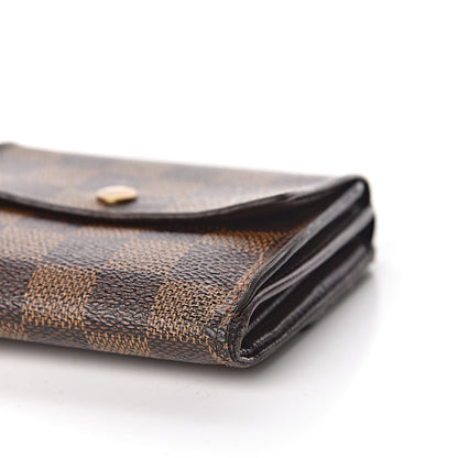 Louis Vuitton Damier Ebene Elise Wallet 9 of 14