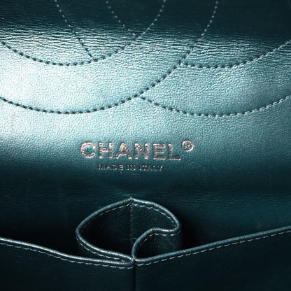 Chanel Metallic Calfskin Quilted 2.55 Reissue 227 Flap Turquoise 6 of 7