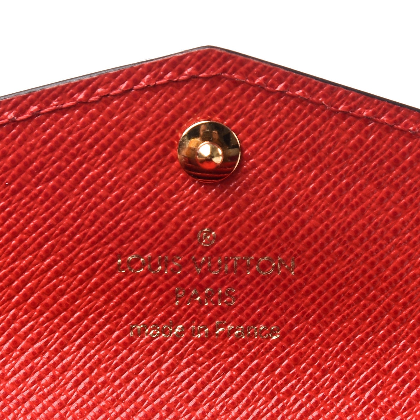Monogram Sarah Multicartes Coquelicot