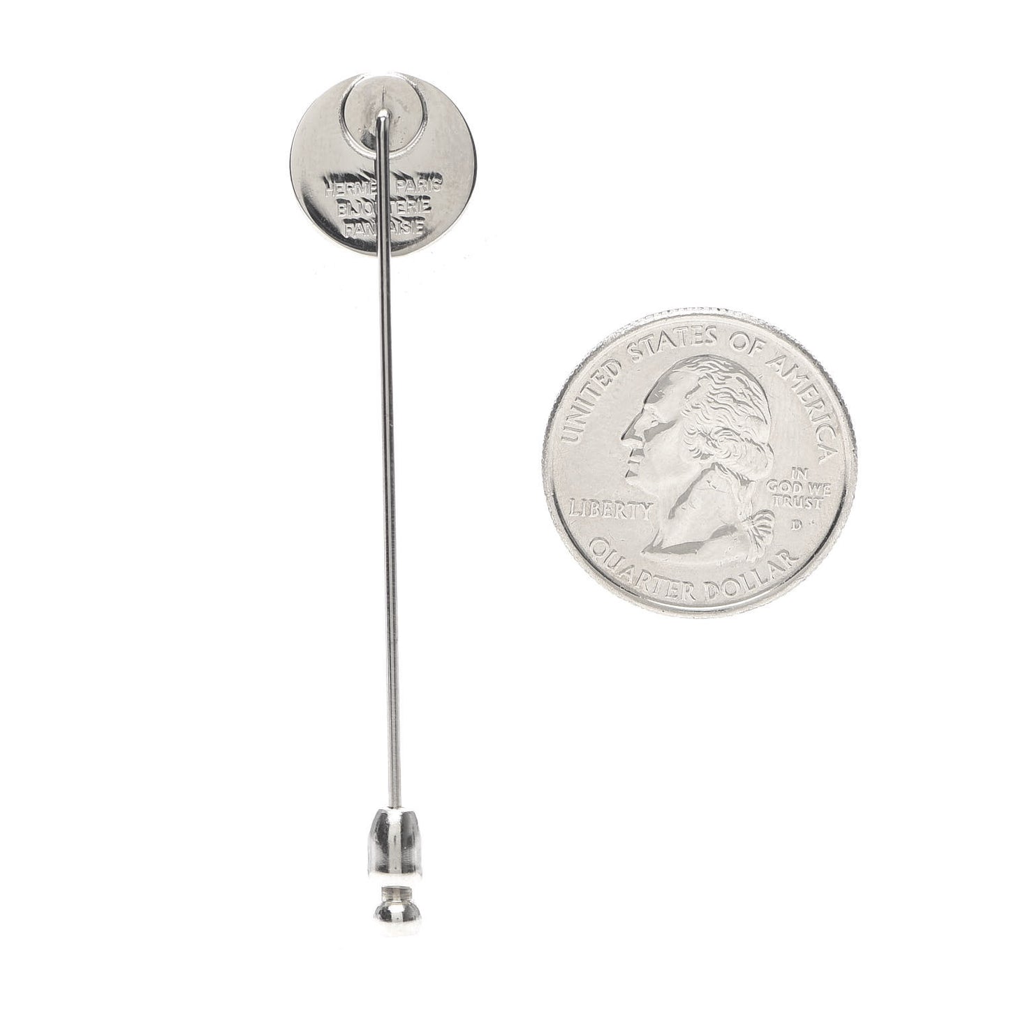 Palladium Clou De Selle Hat Pin