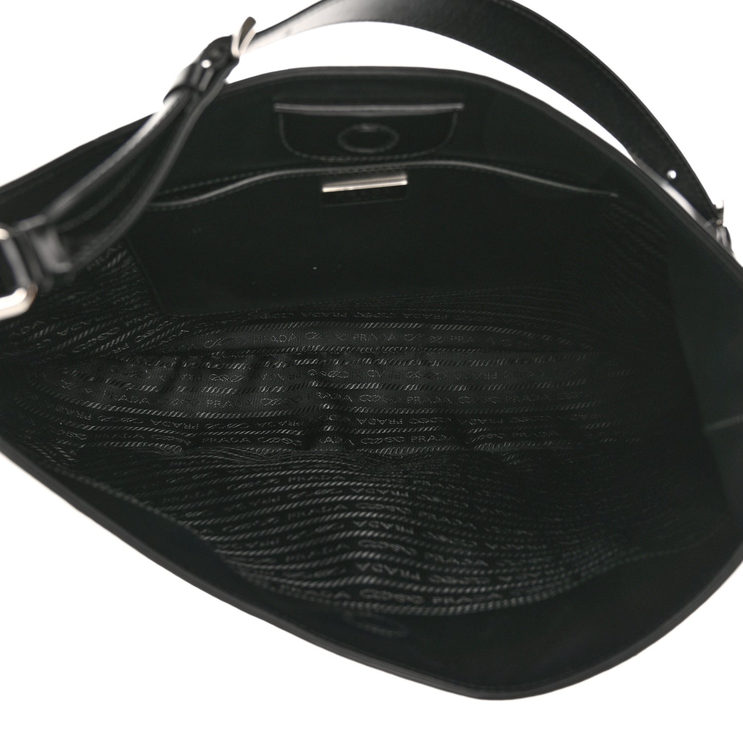 Spazzolato Maxi Cleo Adjustable Strap Shoulder Bag Black