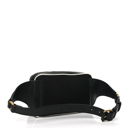 Gucci X ADIDAS Textured Dollar Calfskin Belt Bag Black 3 of 10