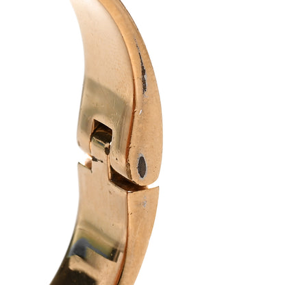 Louis Vuitton Brass Monogram Nanogram Cuff S Gold 8 of 8