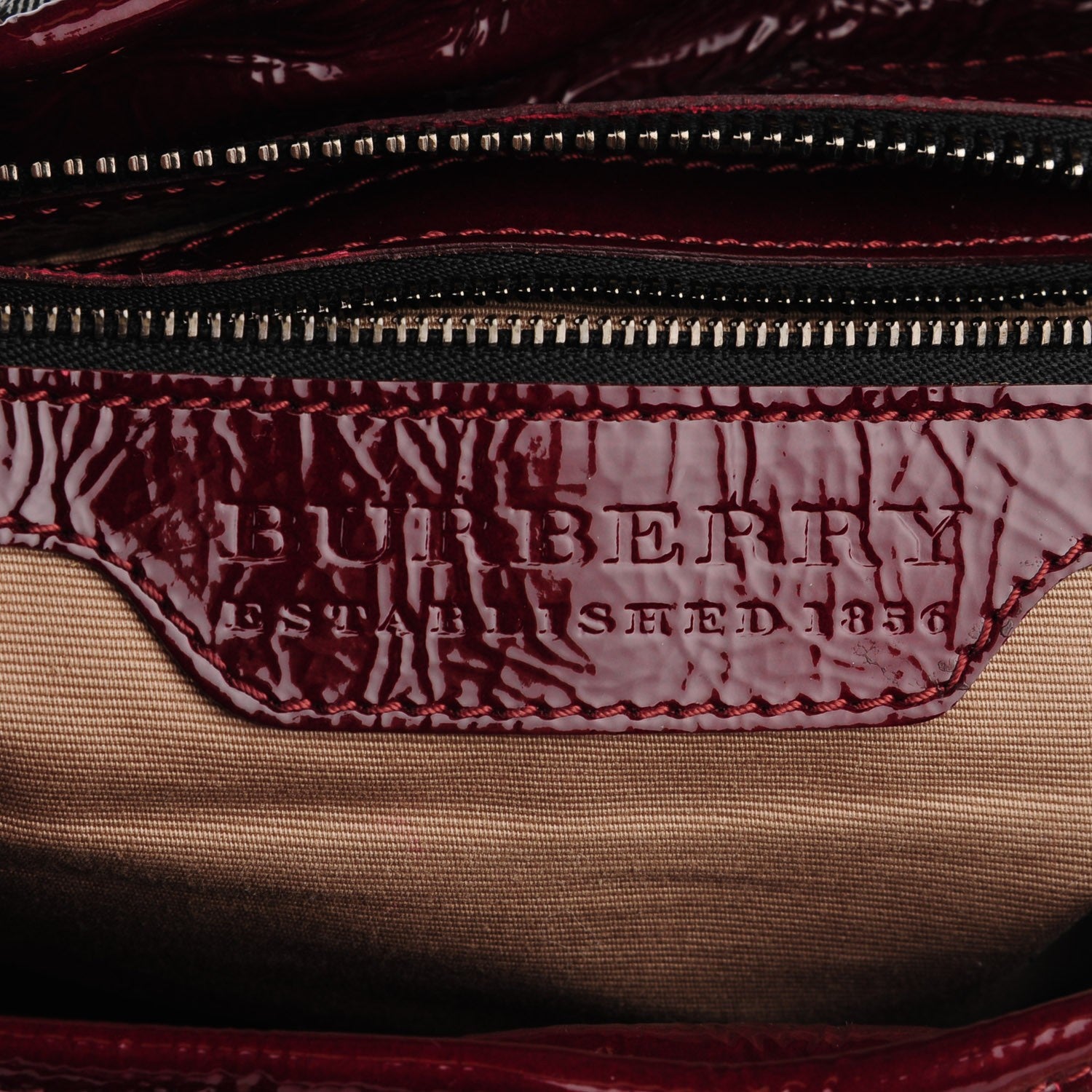 Burberry Nova Check Ruffled Small Lowry Red 5 of 8