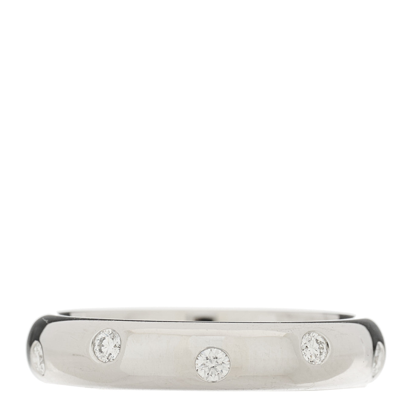 Platinum Diamond 4mm Etoile Band Ring 50 5.25