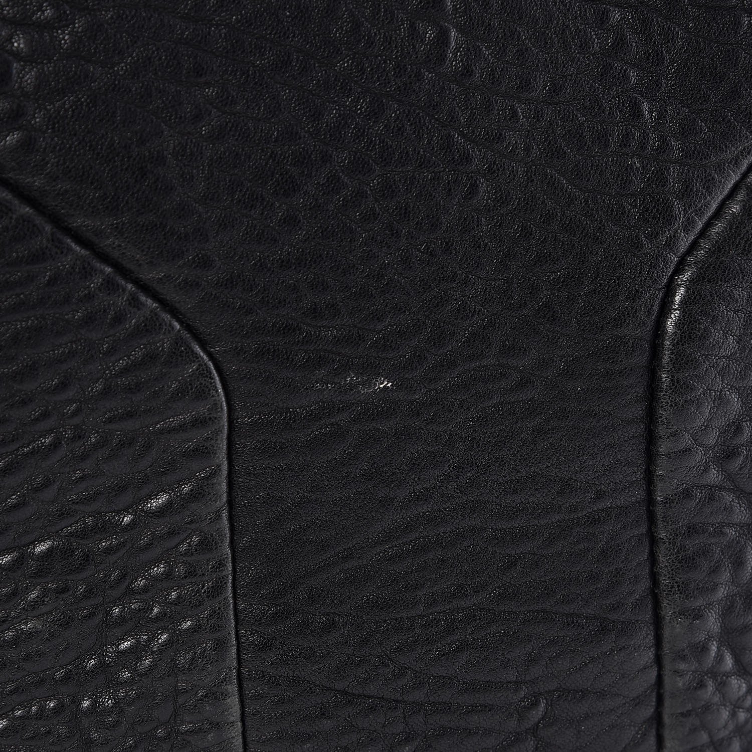 Saint Laurent Pebbled Lambskin Medium Easy Sac Black 12 of 16