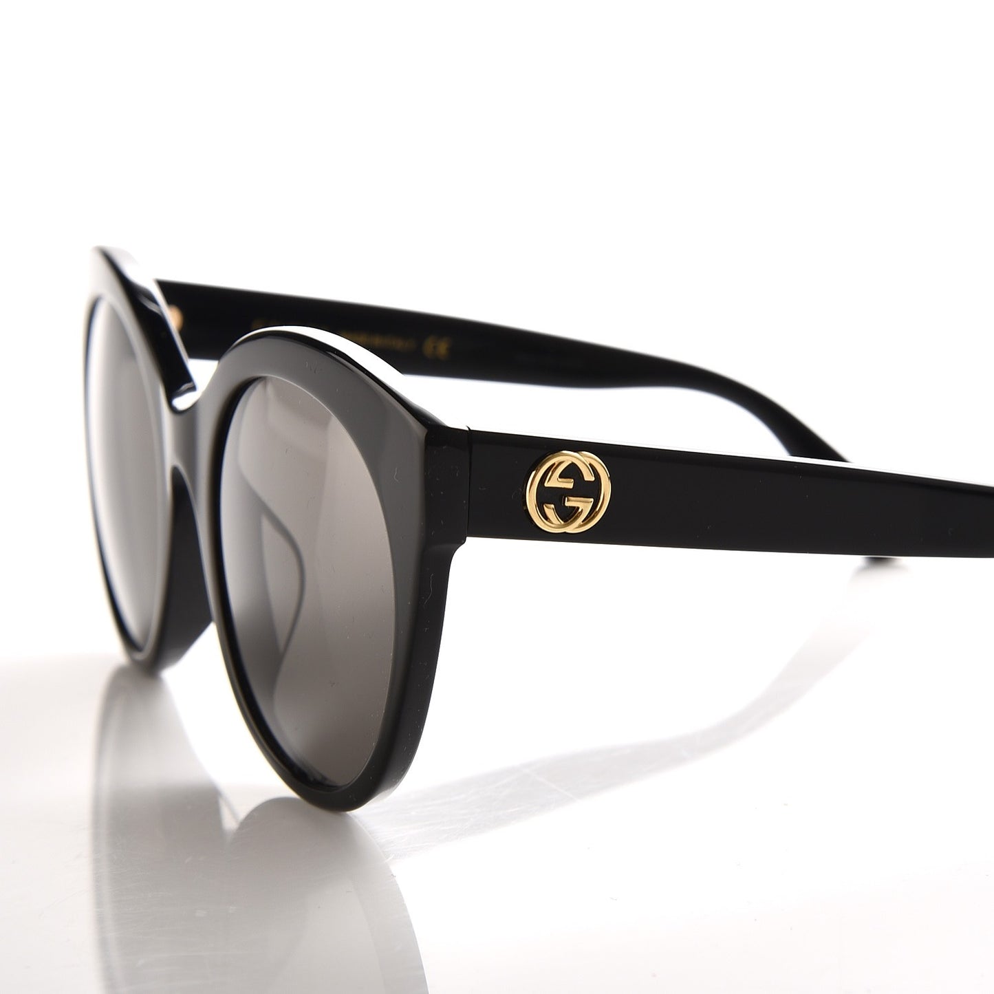 Round GG Sunglasses GG0028SA Black
