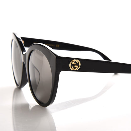 Gucci Round GG Sunglasses GG0028SA Black 8 of 9