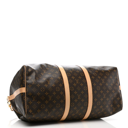 Louis Vuitton Monogram Keepall Bandouliere 55 3 of 15