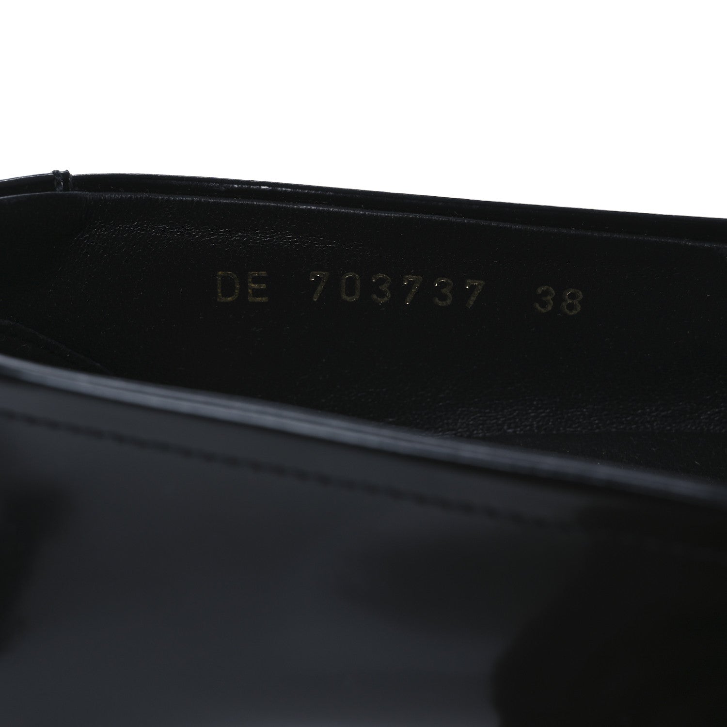 Saint Laurent Calfskin Penny Loafers 38 Black 10 of 11