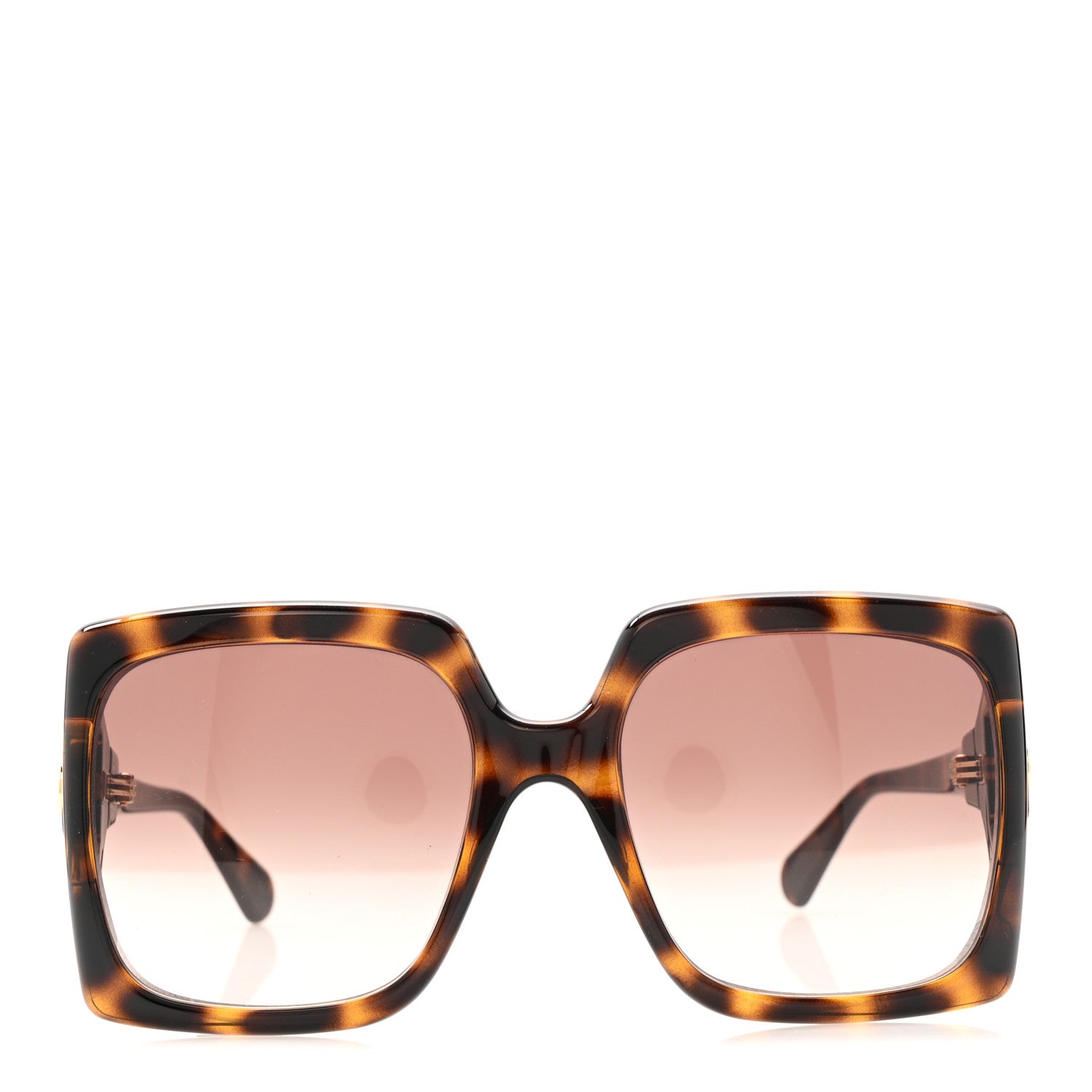 Gucci Acetate Square Frame Sunglasses GG0876S Tortoise 2 of 7