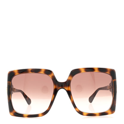 Gucci Acetate Square Frame Sunglasses GG0876S Tortoise 2 of 7
