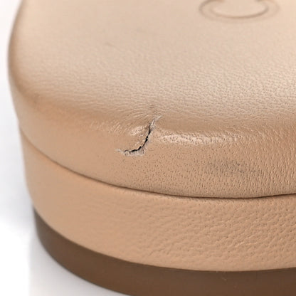Chanel Lambskin Enamel CC Mules 36 Beige 10 of 13