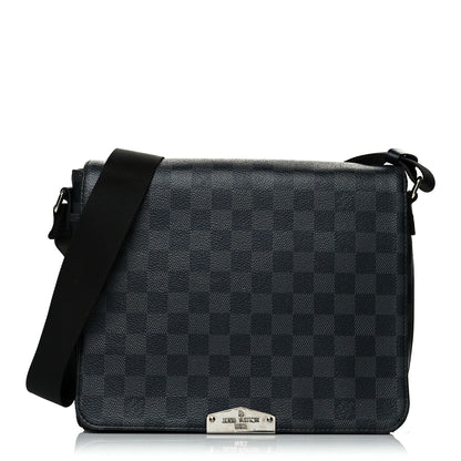 Louis Vuitton Damier Graphite District PM 1 of 8