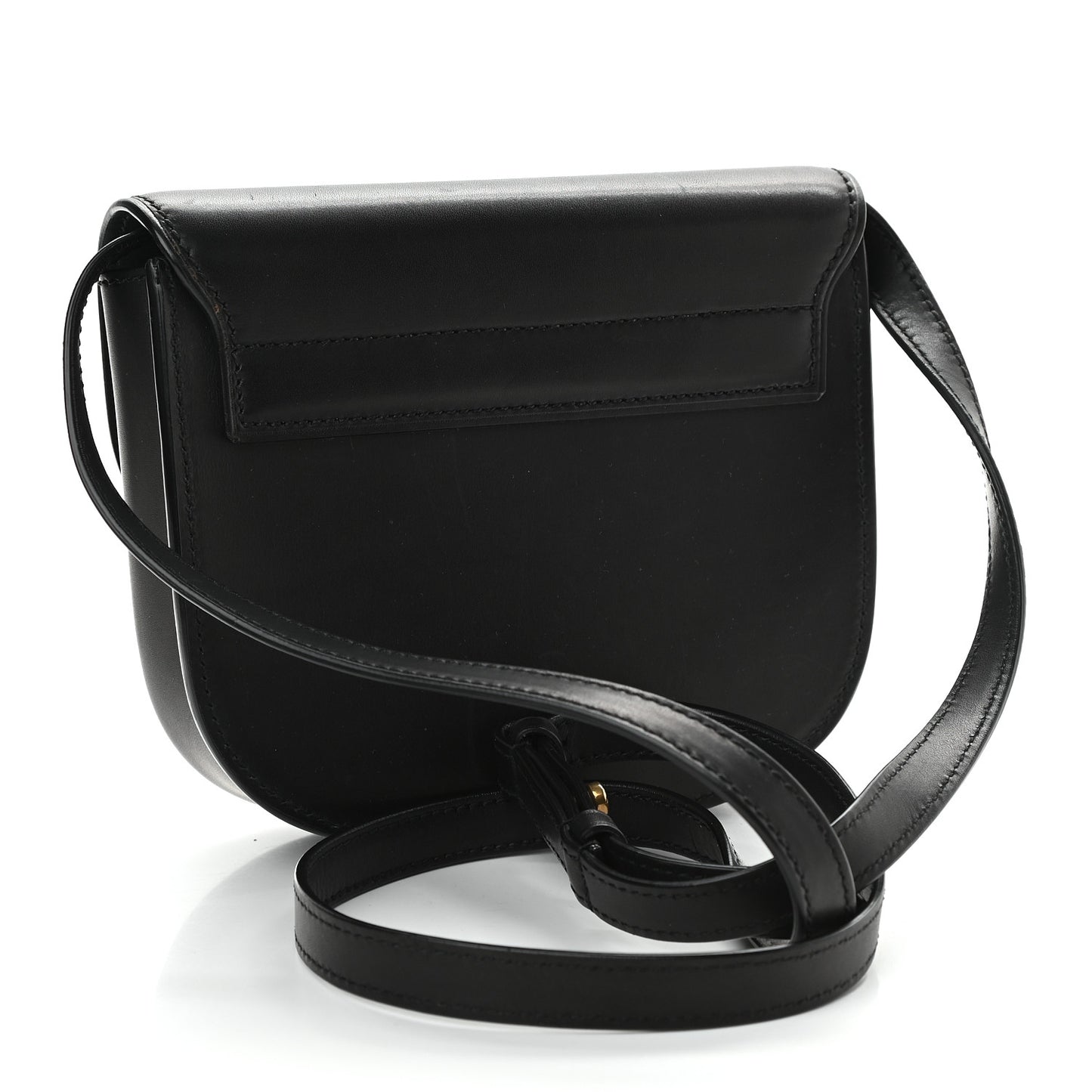 Smooth Calfskin Classic Monogram Small Kaia Satchel Black