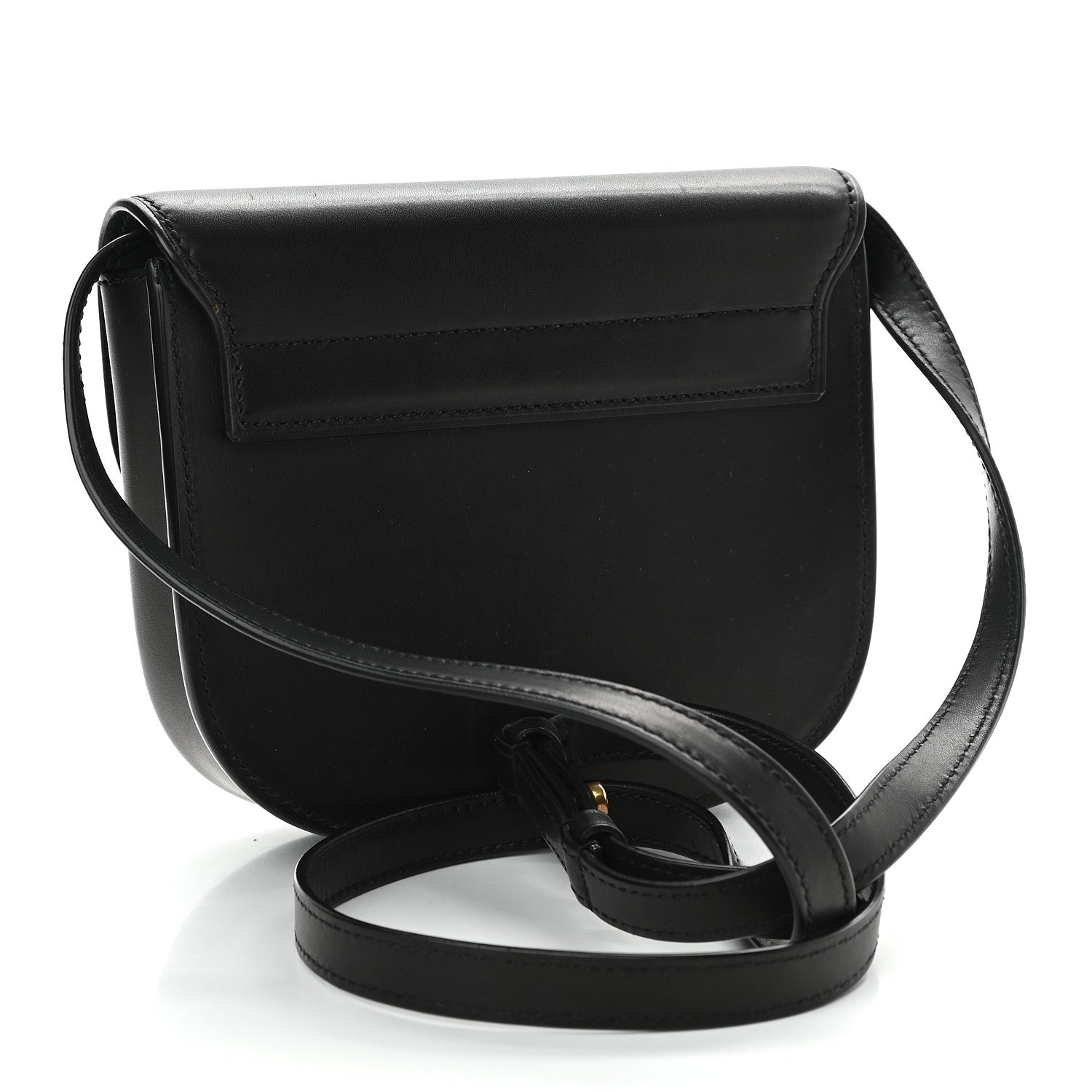 Saint Laurent Smooth Calfskin Classic Monogram Small Kaia Satchel Black 3 of 8
