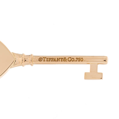 Tiffany 18K Rose Gold Return To Tiffany Heart Key Pendant Necklace 6 of 6