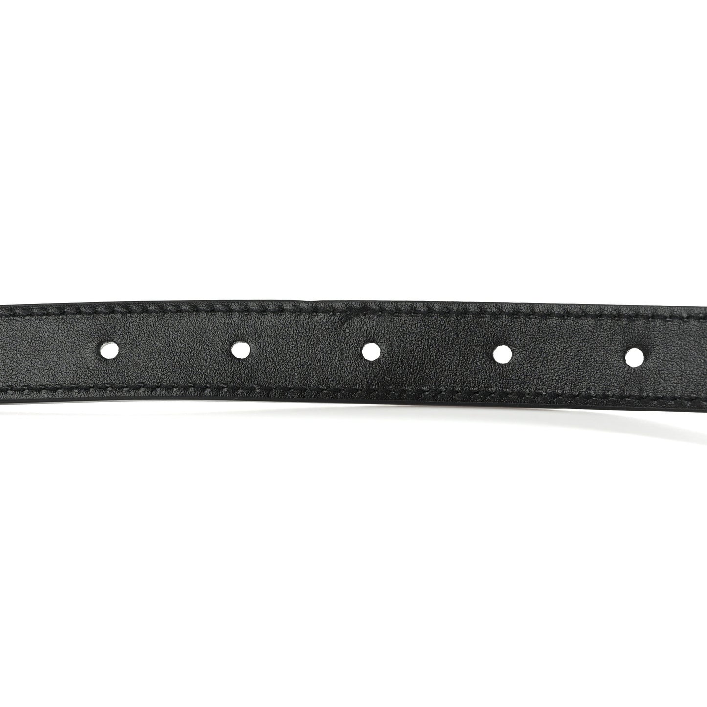 Plutone Calfskin Double G Reversible 20mm Belt 100 40 Porcelain Rose Black