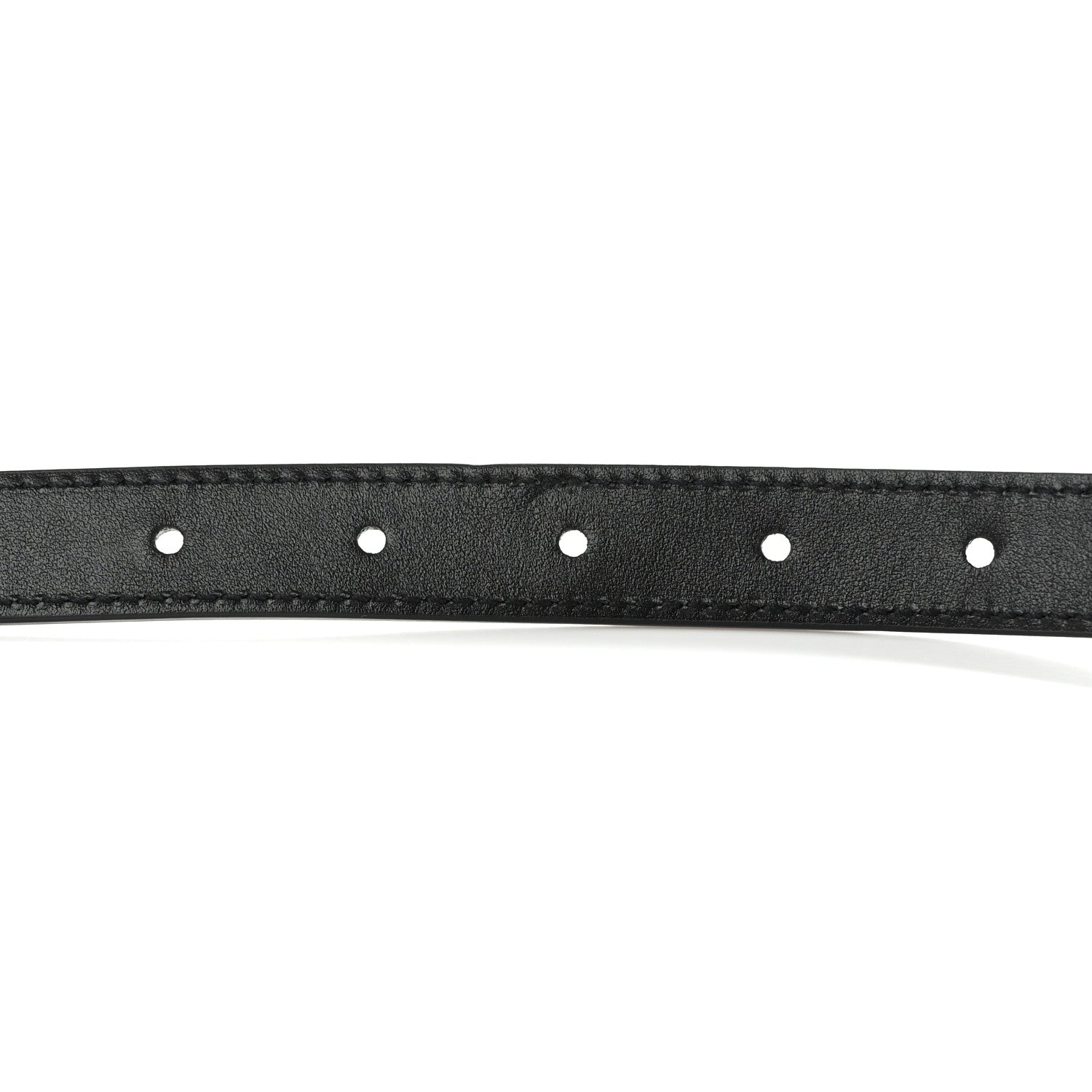 Gucci Plutone Calfskin Double G Reversible 20mm Belt 100 40 Porcelain Rose Black 6 of 6