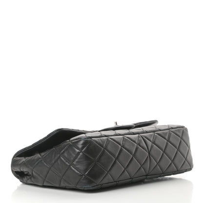 Chanel Lambskin Quilted Jumbo Single Flap Black 4 of 13