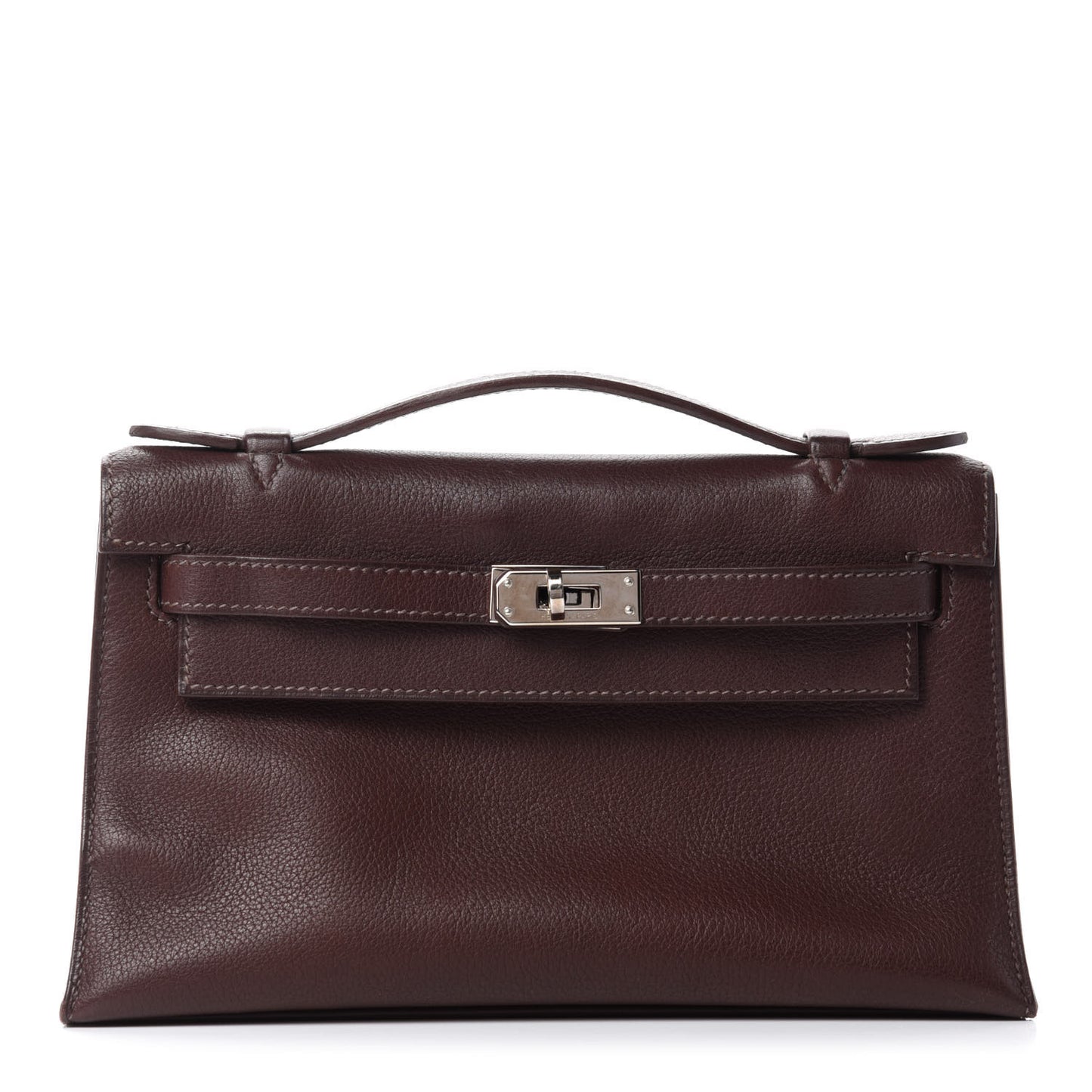 Evergrain Kelly Pochette Clutch Havane