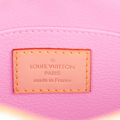 Louis Vuitton Monogram Multicolor Cosmetic Pouch White Litchi 6 of 7