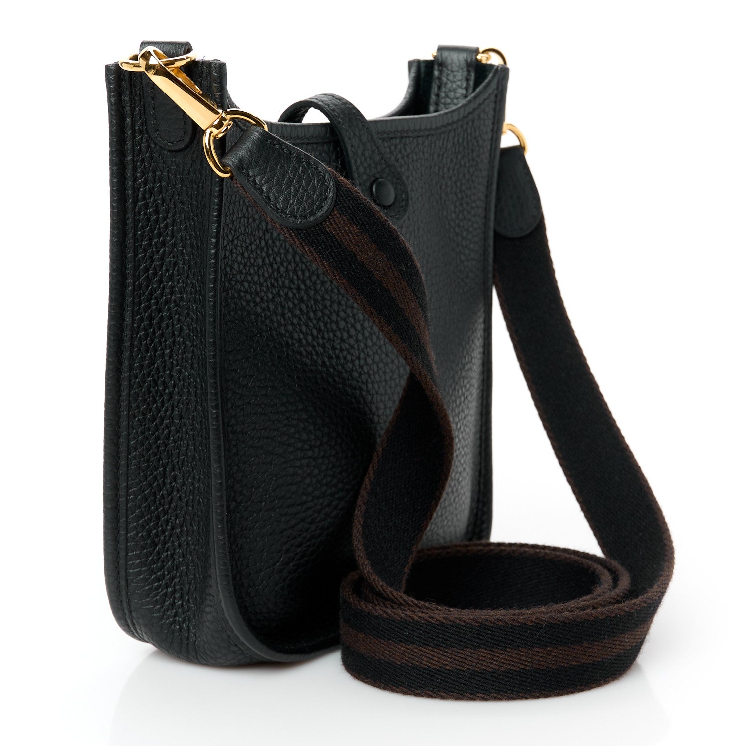 Hermes Taurillon Clemence Amazone Evelyne TPM Black Ebene 3 of 11