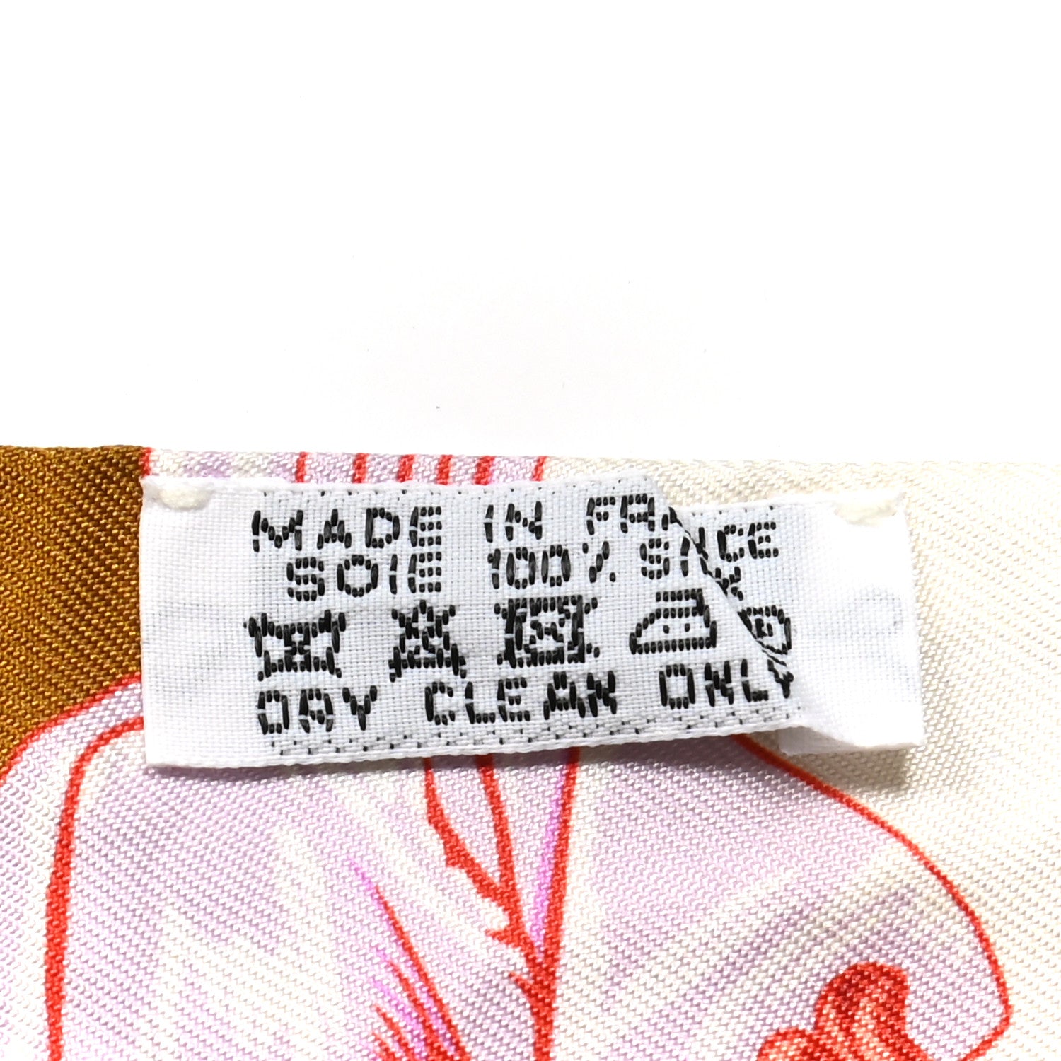 Hermes Silk Cavalleria D'Etriers Twilly Ocre Rose Vif Vert 4 of 6