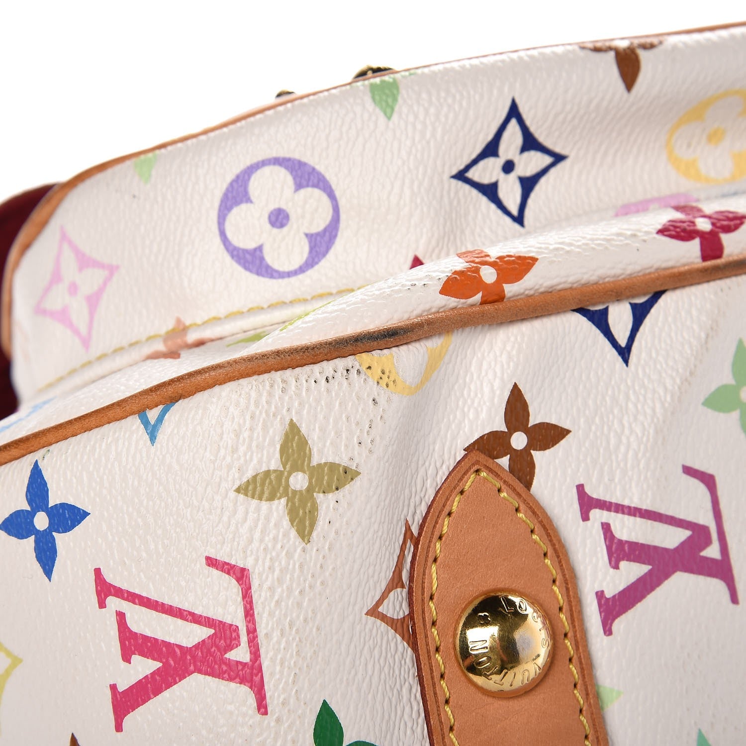 Louis Vuitton Monogram Multicolor Rita White 8 of 14