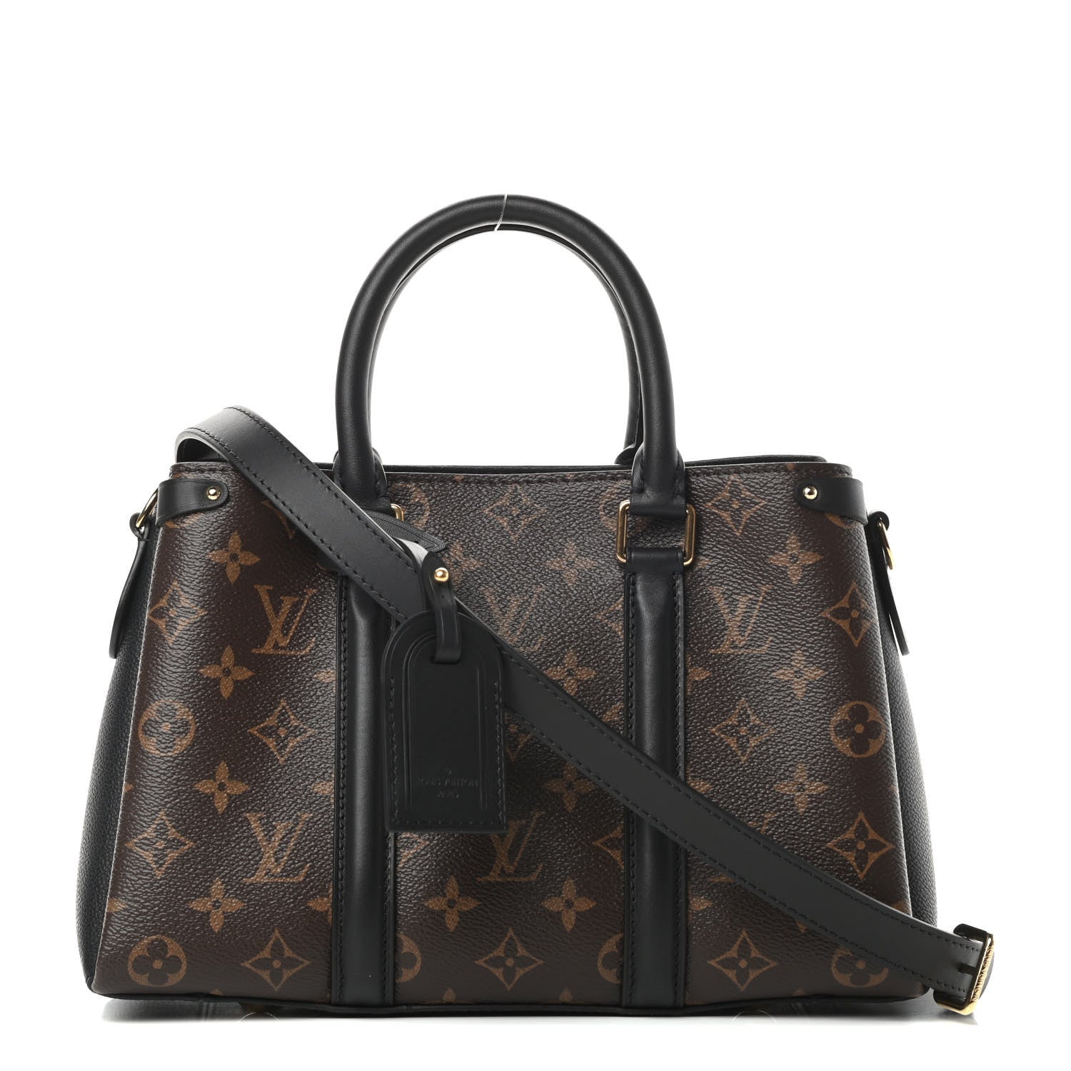 Louis Vuitton Monogram Soufflot BB Black 1 of 12