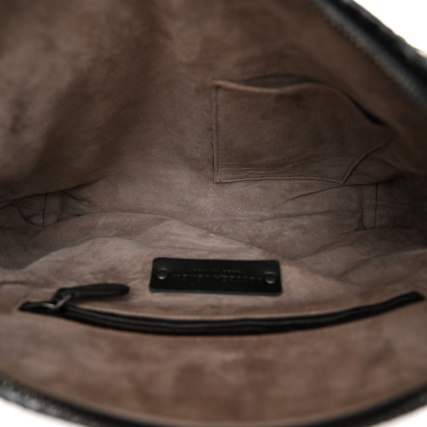 Nappa Ayers Cravaterria Intrecciato Nodini Bag Off White Black