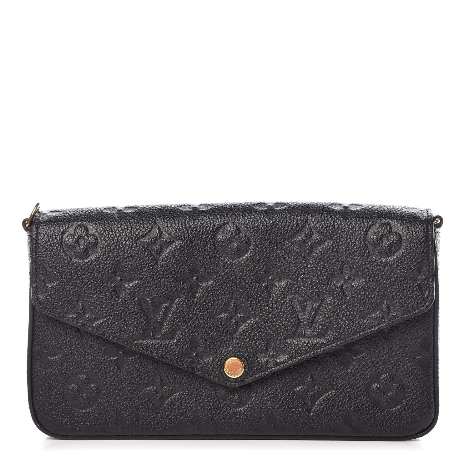 Louis Vuitton Empreinte Pochette Felicie Chain Wallet Black 1 of 7
