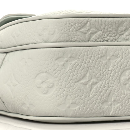 Louis Vuitton Taurillon Monogram S Lock Messenger Mineral Gray 7 of 8
