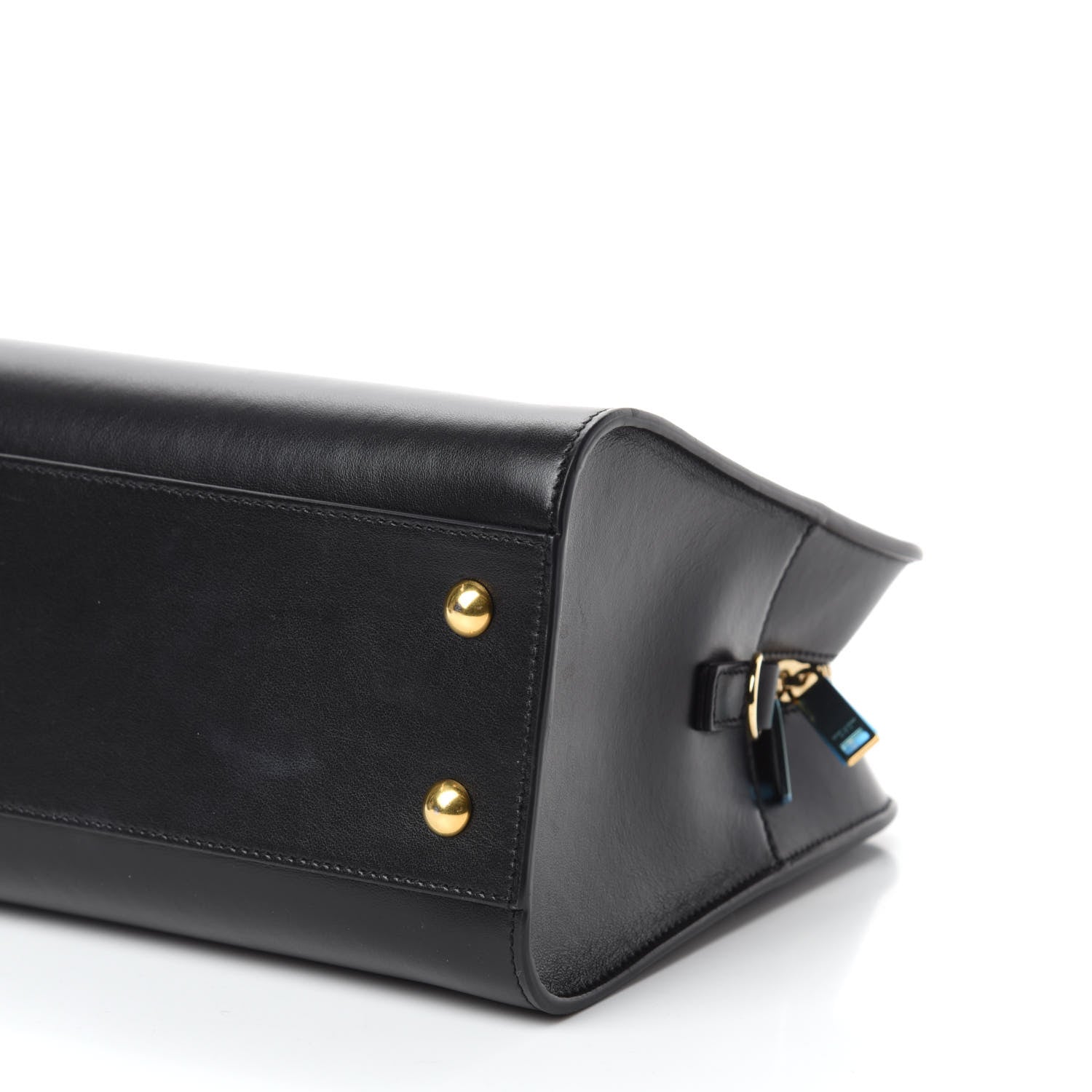 Saint Laurent Calfskin Monogram Baby Cabas Black 7 of 11