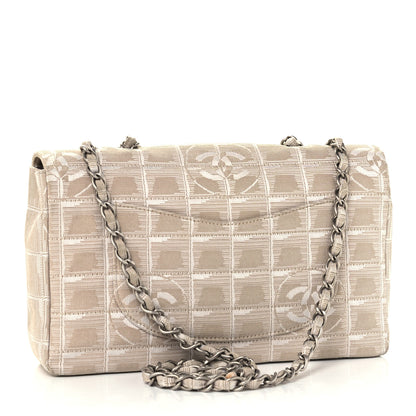 Chanel Nylon Medium Travel Flap Light Beige 3 of 11
