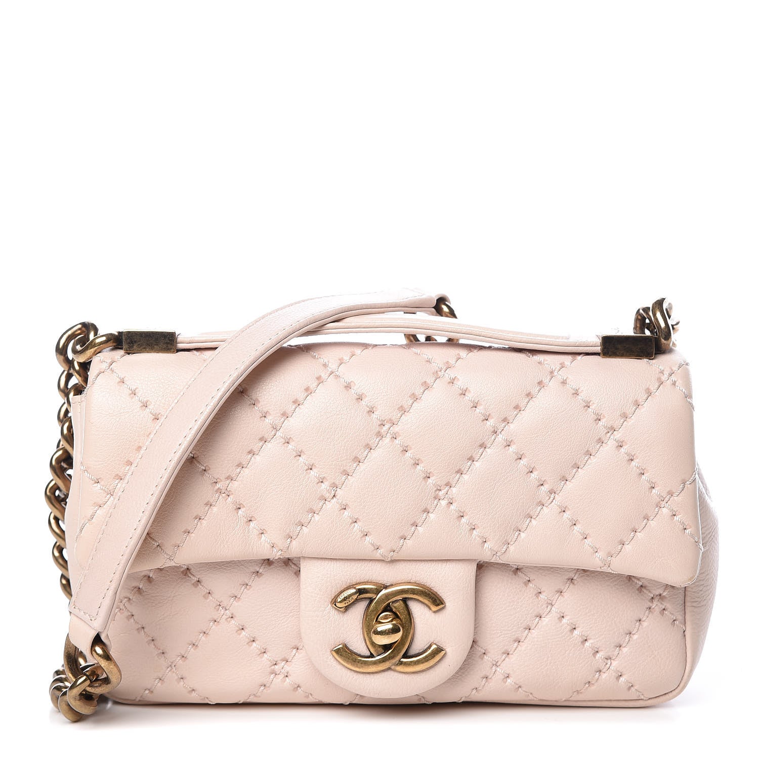 Chanel Calfskin Quilted Mini Urban Day Flap Light Pink 1 of 13