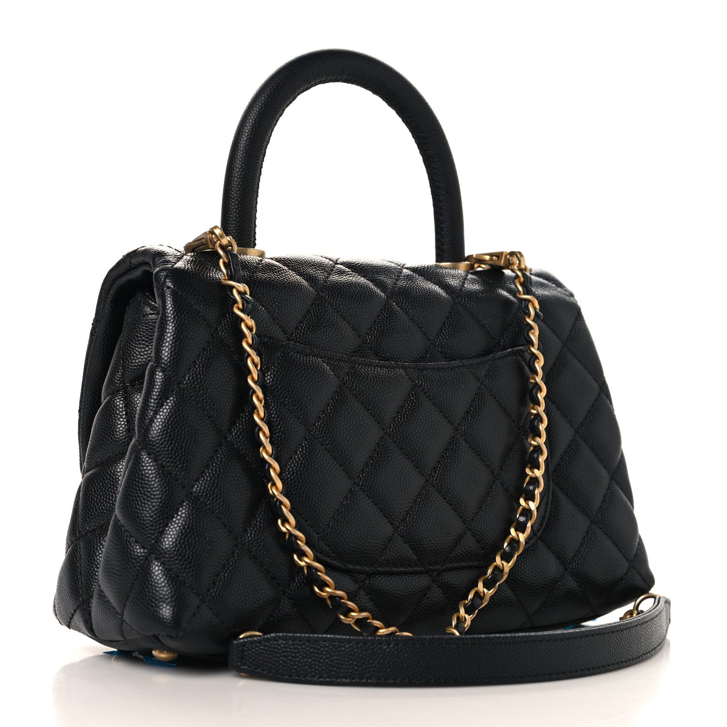 Chanel Caviar Quilted Mini Coco Handle Flap Black 2 of 10