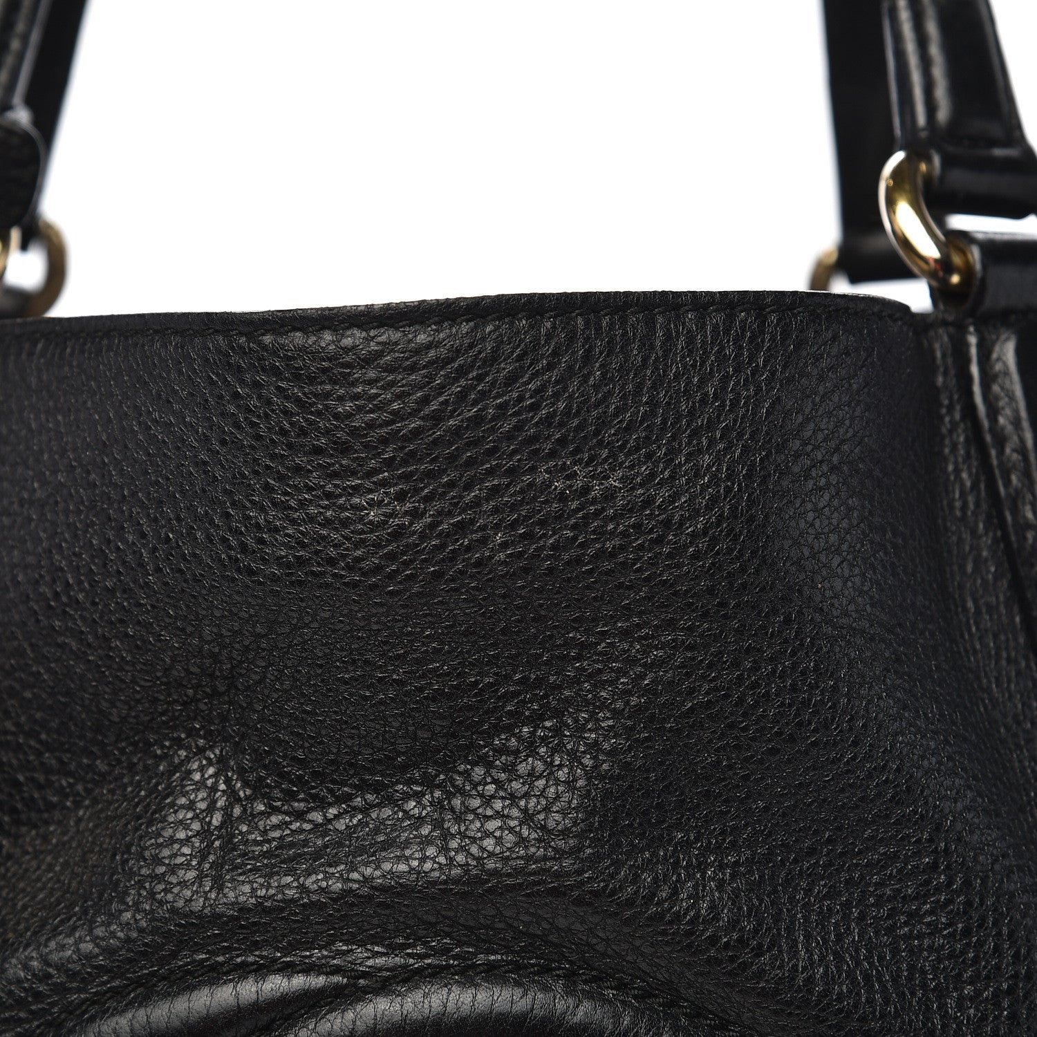 Gucci Pebbled Calfskin Medium Soho Shoulder Bag Black 13 of 19