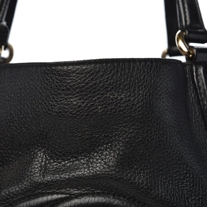 Gucci Pebbled Calfskin Medium Soho Shoulder Bag Black 13 of 19